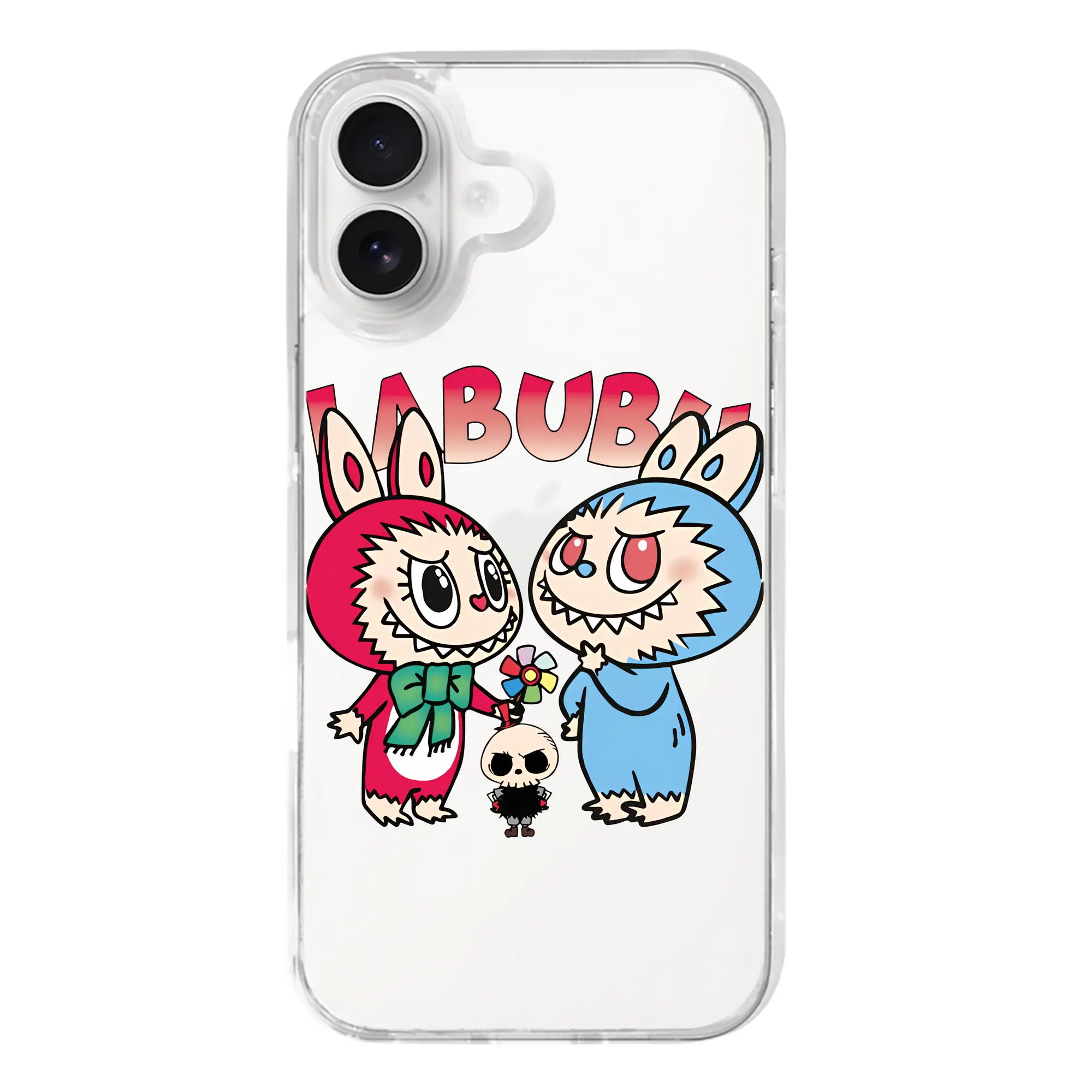 ラブブ グッズ モココ - iPhone 17シリーズ 透明スマホケース – 薄型・耐衝撃・精密フィット保護カバー